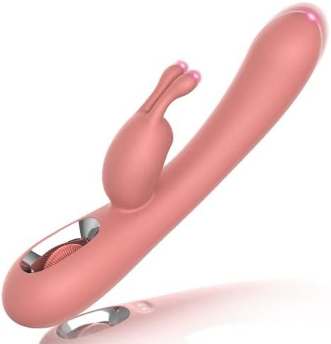 Sex Toys, Rabbit Vibrator With 8 Vibration Modes, Soft Silicone, G-Spot Stimulator, Bunny Vibrators For Clitoral, Vagina, Or Nipple, Waterproof, Flexible, Vibrating Adult Toys For Women, Pink