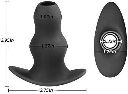 Douches Enema Anal Plug, Silicone Hollow Peep Vaginal Anal Dilator With Narrow Flared Base For Comfortable Wearing, Anchor Butt Plug Sex Toys For Sex Games (Small) - Image 2