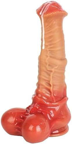 Huge Horse Dildo, Thick Monster Silicone Dildo With Suction Cup, 10 Inch Fat Fantasy Soft Animal Dildo For Men, Big Realistic Dildos For Women, Girthy Fake Penis