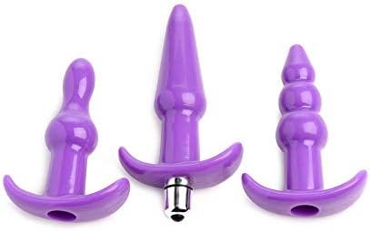 Lynx Vibrating 4 Piece Plug Set - Purple