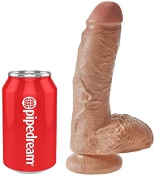 Pipedream Products King Cock 8 Inch Cock With Balls, Tan, Dildo - Image 3