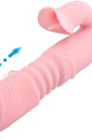 Rabbit Vibrator With Heating Function, Sex Toys For Clitoris Stimulation,Waterproof Dildo Vibrator With 9 Vibrations Dual Motor Stimulator For Adult Sex Toys For Women And Couple Pink