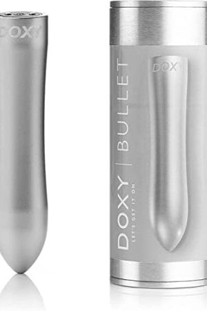 Doxy Aluminum Bullet Vibrator - Usb Rechargeable Personal Massager For Women Pleasure - Adult Toys - Whisper Quiet Waterproof Vibe - 7 Powerful Modes - Female Sex Toy Discreet Vibrator