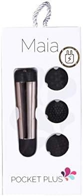 Maia Toys Pocket Plus Super Charged Rechargeable Vibrator Rose Gold/Black - Image 2