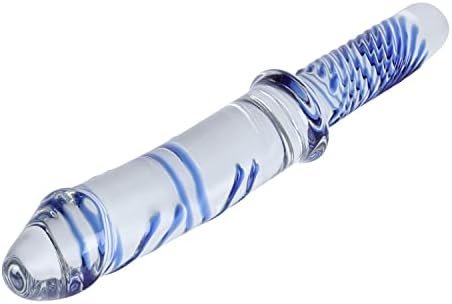Epichao 11.4Inches Large Blue Swirl Glass Dildo Crystal Penis Adult Sex Toy Quick Orgas Female Masturbator G-Spot Stimulator - Image 3