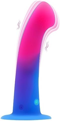 G Spot Silicone Dildo Sex Toy Vibrator, 7'' Realistic Liquid Soft Dildos Feels Like Skin Ultra Lifelike Anal Toys Couple Stimulator With Curved Shaft And Balless