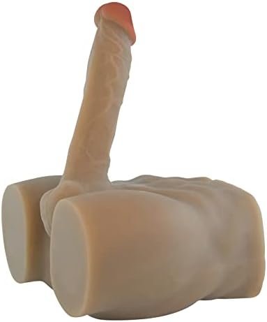 Huge Dildo Realistic Men'S Penis Doll,Safe Tpr & American Design, Flexible G Spot Dildos Doll For Women Sex Toy Brown - Image 3