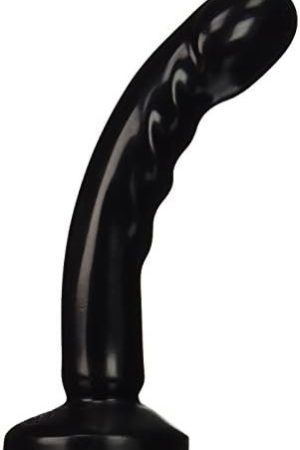 Tantus Sex/Adult Toys Compact Dildo - 100% Ultra-Premium Flexible Silicone Starter Dildo Harness Compatible Anal Safe Play, G-Spot & P-Spot Stimulation, Perfect For Beginners - Black