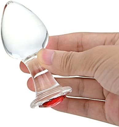 Fst Glass Fetish Plug Crystal Butt Plug Anal Penis Luxury Jewel Anal Trainer Toys Personal Massager For Women Men Couples Sex Beginner - Image 2