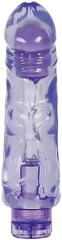 Adam & Eve Chubby Fun Personal Vibrator - Large Insertable Vibrator For Women - Battery-Operated Adjustable Large Vibrator - 9" Long, 2.25" Wide Female Vibrator With Vibrating Bullet Tip