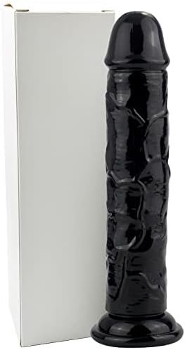 Realistic Dildos 8.5 Inch Adult Sex Toys For Women Huge Silicone Dildo Feels Like Skin With Suction Cup - Hands-Free Play Realistic Penis For G-Spot Stimulation Dildos Anal - Black