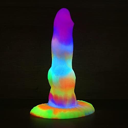 Dragon Luminous Dildo 8.26" Silicone Big Realistic Animal Dildo Half Dog Half Human Knot Dildo With Suction Cup, Thick Long Butt Plug Anal Toys For Gay Men And Women Couples. - Image 3