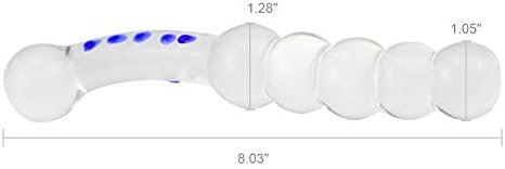 Sex Factory Glass G-Spot Dildo Crystal Anal Beads Butt Plug Prostate Massager Vaginal Stimulator Pleasure Wand For Female Male Personal Masturbation - Image 2