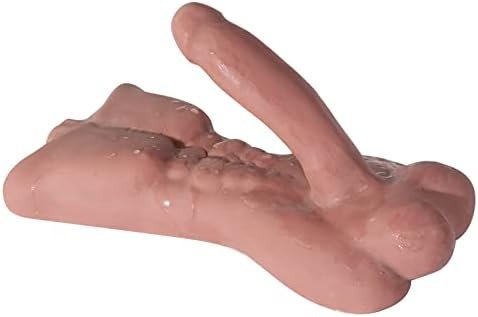 Torso Sex Doll For Women, G-Spot Male Torso Love Female Toy For Pleasure, Couple Unisex Masturbation Fun Realistic Dildo - 13.3 * 6.7 Inch, 4.4Lb (Brown)