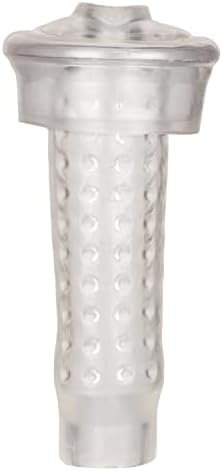 Calexotics Optimum Series Stroker Pussy Pump Sleeve - Male Silicone Masturbation Sleeve - 6.25 Inch Adult Male Masturbator Sex Toy – Clear - Image 3