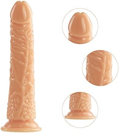 7.87 Inch Dildo With Suction Cup Realistic Dong Fake Penis Adult Sex Female Masturbation Toys(Purple) - Image 3