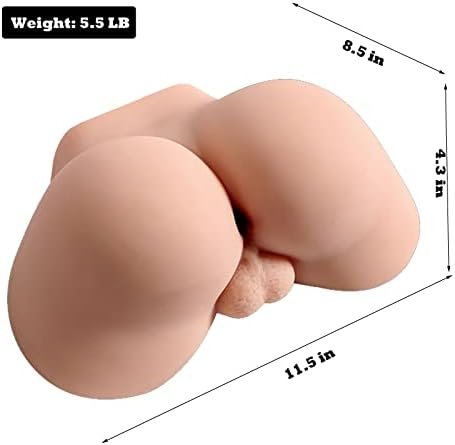 Male Masturbator Sex Doll Realistic Gay Male Torso Butt With Anus Sex Stroker And Testicles (Without Dildo), Anal Sex Toys For Gay & Men Pleasure (Wheat) - Image 2
