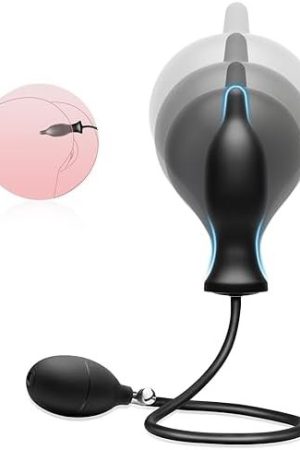 Silicone Inflatable Anal Plug, Jannsk Nflatable Anal Butt Training With Quick Release Valve Stretch For Beginners And Advanced Users - Adult Sex Toys & Anal Butt Games