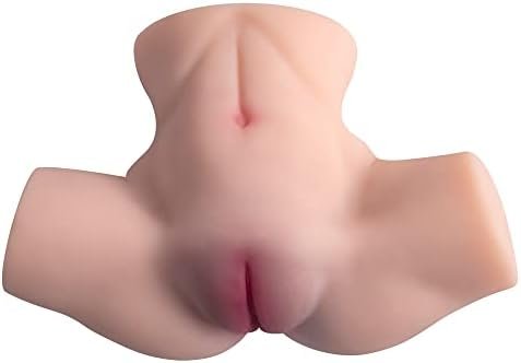 3.5Lb Realistic Pocket Pussy Hip Male Masturbator With Abs,Mini Torso Sex Doll With Vagina Anal,Tpe Solid Dolls For Sex Blowjob Stroker,Portable Sex Love Doll,Male Sex Toys For Masturbation