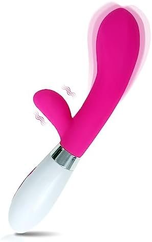 G-Spot Rabbit Vibrator Dildo Clitoris Stimulator, Silicone Nipple Massager With 10 Vibration Modes For Women, Waterproof Adult Sex Toys For Couples