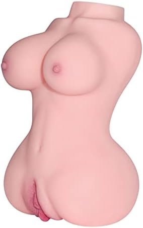 4.93 Lbs Realistic Sex Doll - 3D Pocket Pussy With Breast Vaginal & Anal For Male Masturbator Toy - Not Life-Size 10.23 Inch X 6 Inch Flesh