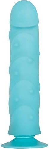 Evolved Novelties Love Large Flex Dual Feel Dildo, Teal, 9.5 Inch - Image 3