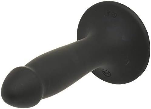 Doc Johnson Vac-U-Lock - Smooth - Silicone Dildo - 6.5 In. Long And 1.5 In. Wide - F-Machine, O-Ring Harness, And Vac-U-Lock Harness Compatible Silicone Dildo - For Adults Only, Black - Image 3