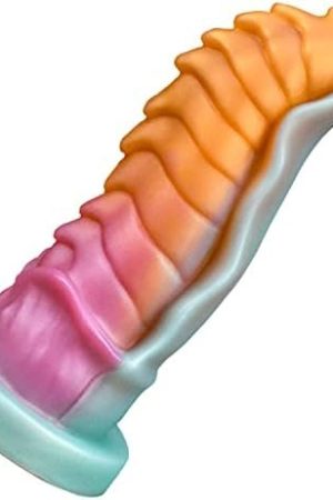 8.11" Fantasy Dragon Dildo, Huge Alien Dildo Monster Anal Dildo With Strong Suction Cup, Long Silicone Animal Dildo Girthy Sex Toys For G Spot Anal Prostate, Wolf Dog Dildos Adult Toys For Women & Men