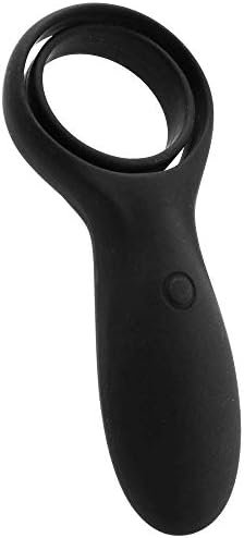 Evolved Novelties Zero Tolerance Vibrating Rechargeable Cock Ring Torpedo, Black