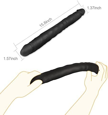 Double Side Dildo, Realistic Silicone Dong Sex Toy For Women (Small 11.81 Inch) - Image 2