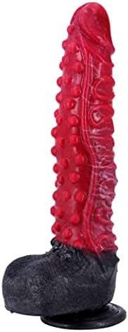 10Inch Realistic Long Dragon Suction Cup Dildo, Thick Black Silicone Dildo Anal Adult Toys For Women Men And Couples