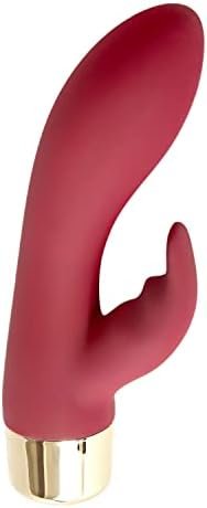 Pure Romance Hot & Bothered | Dual Motor Sex Toy Vibrator | Premium Rabbit Vibrator Toy For Women With 3 Speeds And 7 Pulse Patterns