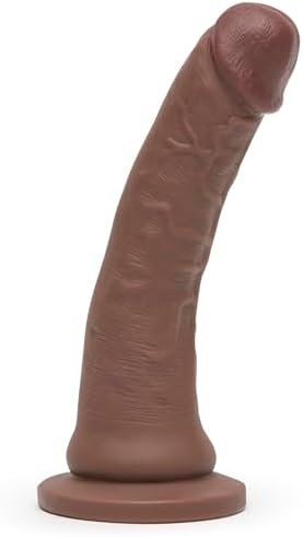Lovehoney Lifelike Lover Ultra Realistic Dildo - 8 Inch Suction Cup Dildo - Flexible G-Spot Dildo For Women - Harness Compatible Strap On Dildo - Anal Dildo Adult Sex Toy - Flesh Pink