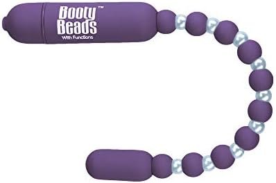 Pure Love Flexible Vibrating Anal Beads With 7 Functions, Purple Color, Adult Sex Toy