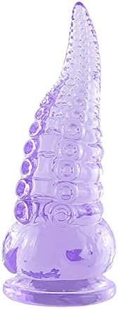 Avmegu Tentacle Dildo, 7.9 In Purple Dildo With Suction Cup For Hand- Play,Huge Octopus Sex Toys For Women And Couple