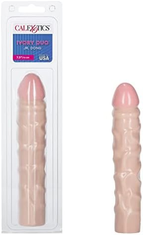 Calexotics Junior Dildo, Ivory, 7.5 Inches