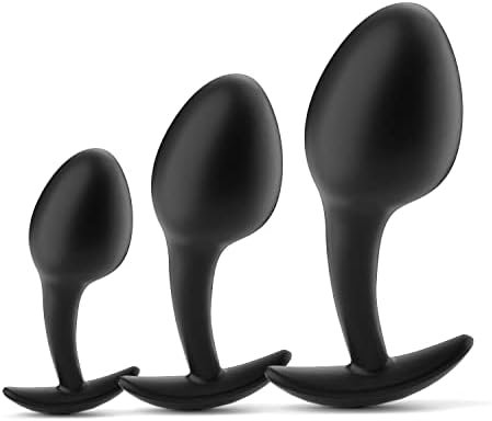 Anal Plugs, Butt Plug Trainer Kit, Pack Of 3 Silicone Anal Butt Plug Adult Sex Toy For Beginners Advanced Anal Toys For Men And Women