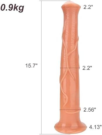 Super Large Realistic Horse Dildo, 15.75 Inches Long Dildo With Strong Suction Cup Tpe Huge Dick Adult Sex Toy For Men Women Anal Vaginal Masturbation - Image 2