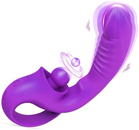 Upgraded Clitoral G Spot Vibrator, 2 In 1 Dildo Vibrator Clitoralis Stimulator With 10 Vibration Modes For Females, Rechargeable Vibrators For Multiple Stimulation, Adult Toys For Womens Sex Pleasure