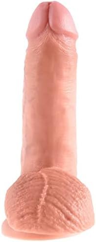 Pipedream King Cock With Balls, Flesh, 7 Inch - Image 3