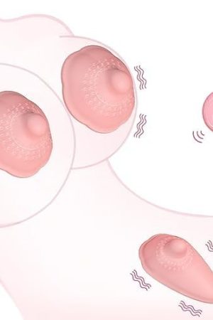 Skyour Nipple Toy Vibrator, Wireless Remote Control Silicone๏ผVibrating Nipple Clamps Sucking Stimulator Massager With 10 Powerful Vibration๏ผRechargeable Adult Sex Toys For Women Couples Pleasure Pink