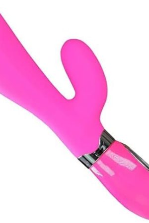 Silicone Dual Action Vibrator Women Sex Toy G-Spot And Clit Massager Orgasm Stimulator