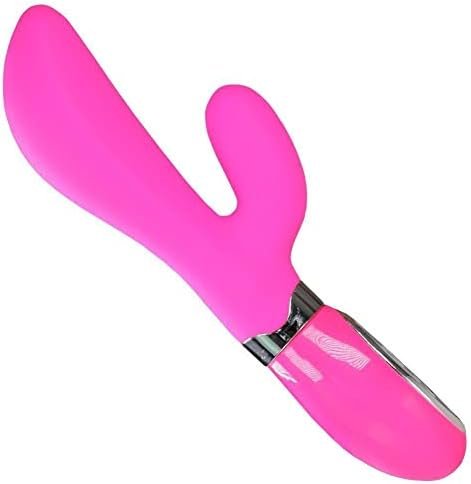 Silicone Dual Action Vibrator Women Sex Toy G-Spot And Clit Massager Orgasm Stimulator