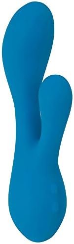 Pure Love New Squeeze-Control Dual Hug Vibrator, Rechargeable & Waterproof Massage Wand, Memory Function, Adult Sex Toy, Teal Color, 1 Count (Pack Of 1)