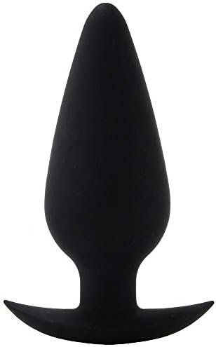 Large Weighted Anal Plug | Black, Waterproof | Anal Fantasy Elite Collectionย And Water Based Lube (1Oz) - Image 2