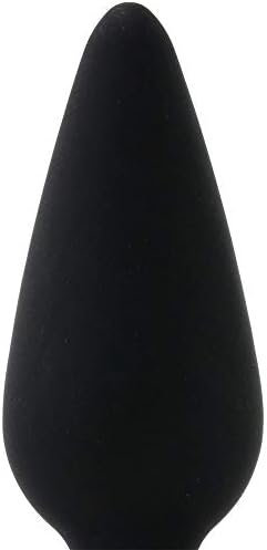 Large Weighted Anal Plug | Black, Waterproof | Anal Fantasy Elite Collectionย And Water Based Lube (1Oz) - Image 3