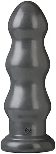 Doc Johnson American Bombshell - B-10 Tango - Vac-U-Lock And F Machine Compatible Dildo Or Butt Plug - Gunmetal Grey