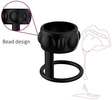 Wsffer Penis Ring Men'S Delay Toy、 Couple Orgasm Penis Ring、Couple Stimulation Orgasm Penis Ring、 Elastic Silicone Vibrating Ring Retractable Penis Ring、 Men'S Penis Ring To Enhance Couple Sex - Image 3