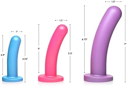 Strap U 28X Triple Pegger Beginner Dildo Set Vibrating Penetration With Remote Control For Women, Men, & Couples, Adjustable Silicone G-Spot Anal Vagina Adult Toy Strapon Harness, Multi - Image 3