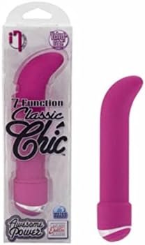 Calexotics Novelties 7-Function Classic Chic - Mini Pink 'G', Pink
